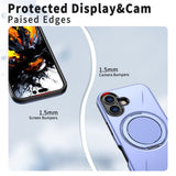 EIDERWOOD iPhone 17 Deksel med Roterende Kickstand – Lilla