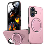 EIDERWOOD iPhone 17 Deksel med Roterende Kickstand – Rosa