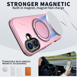 EIDERWOOD iPhone 17 Deksel med Roterende Kickstand – Rosa