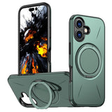EIDERWOOD iPhone 17 Deksel med Roterende Kickstand – Grønn