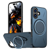 EIDERWOOD iPhone 17 Deksel med Roterende Kickstand – Blå