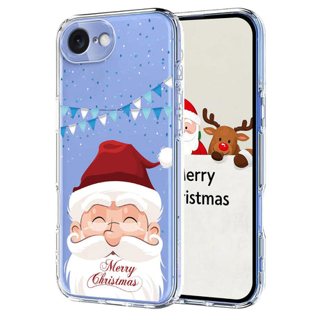 EIDERWOOD iPhone 17e / 16e Fleksibelt Plast Juledeksel med Motiv - Gjennomsiktig / Julenissen