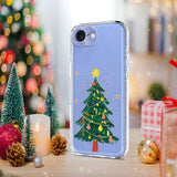 EIDERWOOD iPhone 17e / 16e Fleksibelt Plast Juledeksel med Motiv - Gjennomsiktig / Juletre