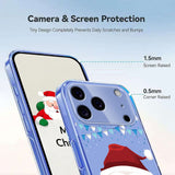EIDERWOOD iPhone 17 Pro Max Fleksibelt Plast Juledeksel med Motiv - Gjennomsiktig / Julenissen
