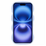 EIDERWOOD iPhone 17 Fleksibelt Plast Wavy Deksel - Lilla