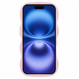 EIDERWOOD iPhone 17 Fleksibelt Plast Wavy Deksel - Rosa