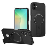 Samsung Galaxy A07 EIDERWOOD Hybrid Deksel med Stativfunksjon - MagSafe Kompatibel - Svart