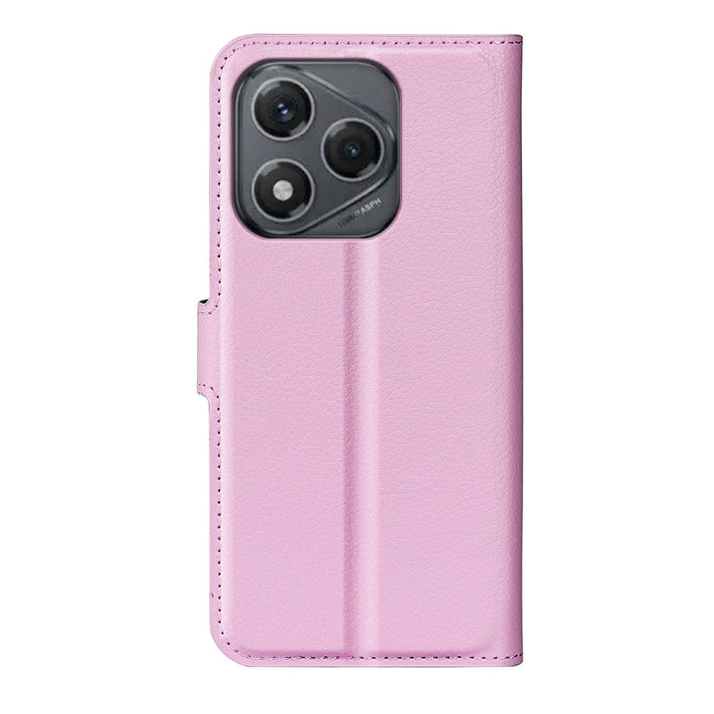 EIDERWOOD Honor 400 Smart Kunstskinn Flip Deksel m. Kortholder & Ståfunksjon - Rosa