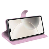 EIDERWOOD Honor 400 Smart Kunstskinn Flip Deksel m. Kortholder & Ståfunksjon - Rosa