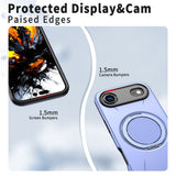 EIDERWOOD iPhone Air Deksel med Roterende Kickstand – Lilla