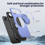 EIDERWOOD iPhone Air Deksel med Roterende Kickstand – Lilla