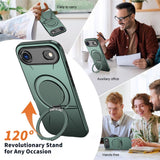 EIDERWOOD iPhone Air Deksel med Roterende Kickstand – Grønn