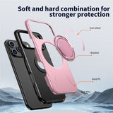EIDERWOOD iPhone 17 Pro Deksel med Roterende Kickstand – Rosa