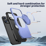 EIDERWOOD iPhone 17 Pro Max Deksel med Roterende Kickstand – Lilla