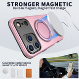 EIDERWOOD iPhone 17 Pro Max Deksel med Roterende Kickstand – Rosa