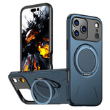 EIDERWOOD iPhone 17 Pro Max Deksel med Roterende Kickstand – Blå