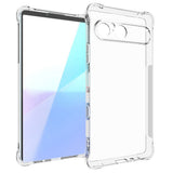 EIDERWOOD Sony Xperia 10 VII Plast Deksel med Støtdempende Hjørner - Gjennomsiktig