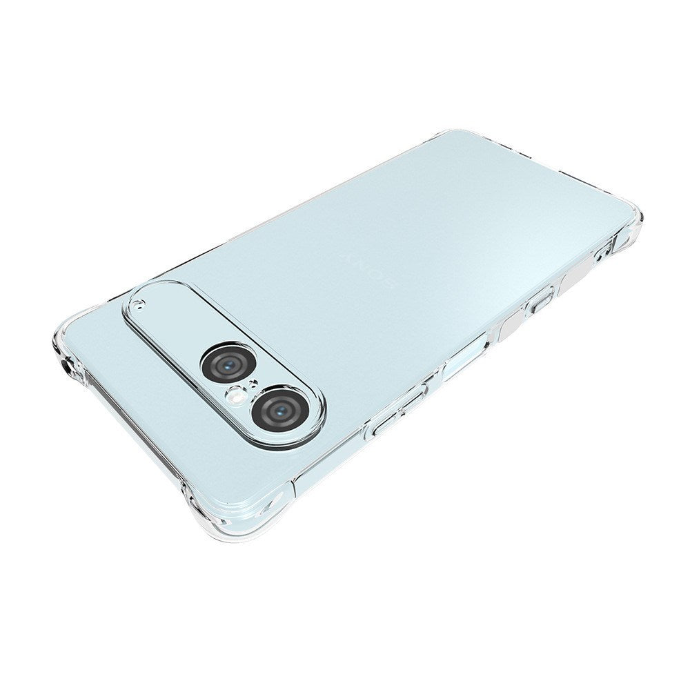 EIDERWOOD Sony Xperia 10 VII Plast Deksel med Støtdempende Hjørner - Gjennomsiktig