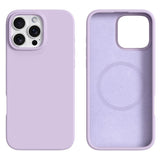 iPhone 16 Pro Max 2-i-1 Silikon & Hard Plast Deksel - MagSafe Kompatibel - Lilla