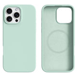 iPhone 16 Pro Max 2-i-1 Silikon & Hard Plast Deksel - MagSafe Kompatibel - Lysgrønn