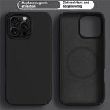 iPhone 16 Pro 2-i-1 Silikon & Hard Plast Deksel - MagSafe Kompatibel - Svart