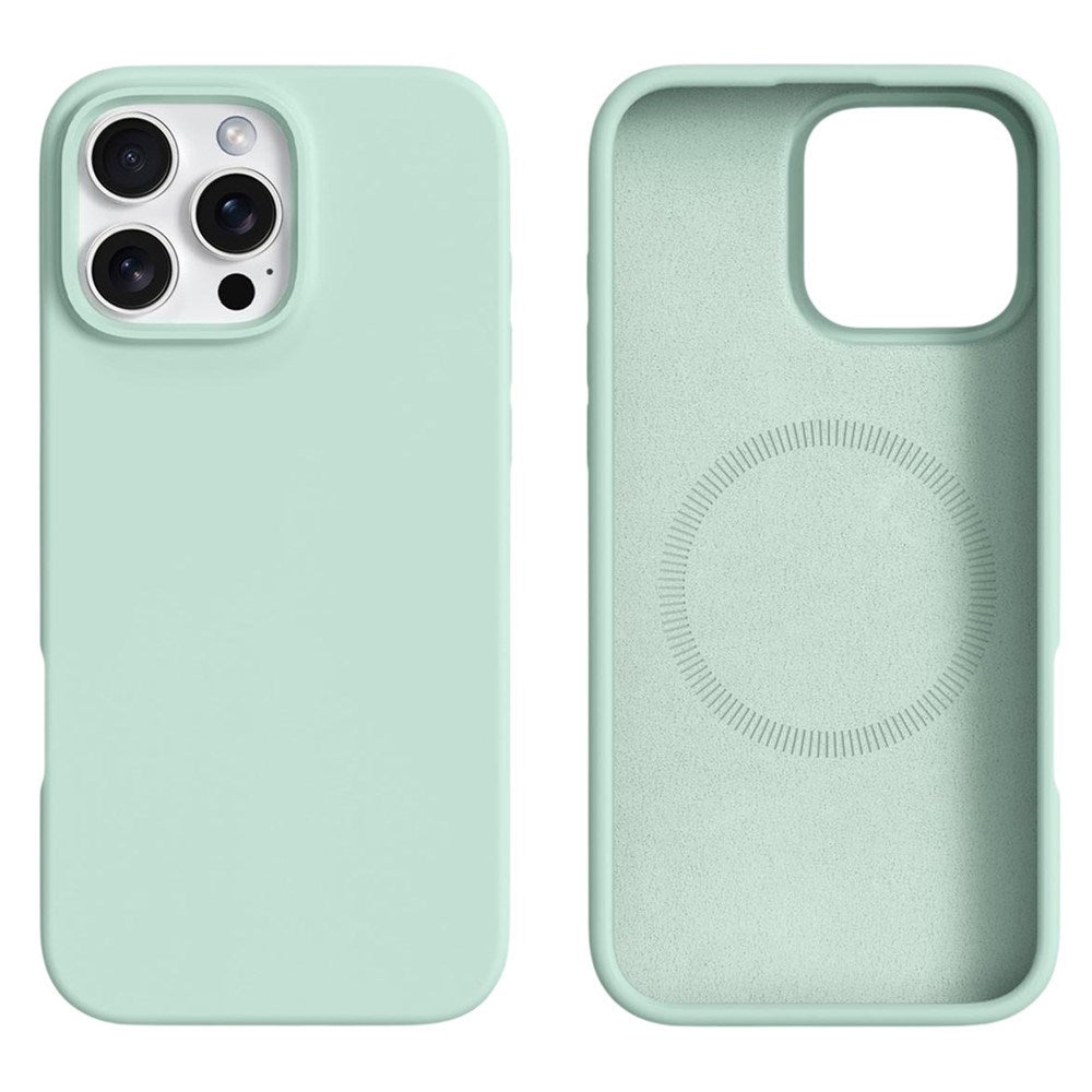 iPhone 16 Pro 2-i-1 Silikon & Hard Plast Deksel - MagSafe Kompatibel - Lys Grønn