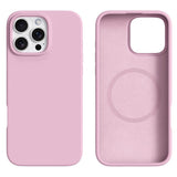 iPhone 16 Pro 2-i-1 Silikon & Hard Plast Deksel - MagSafe Kompatibel - Rosa