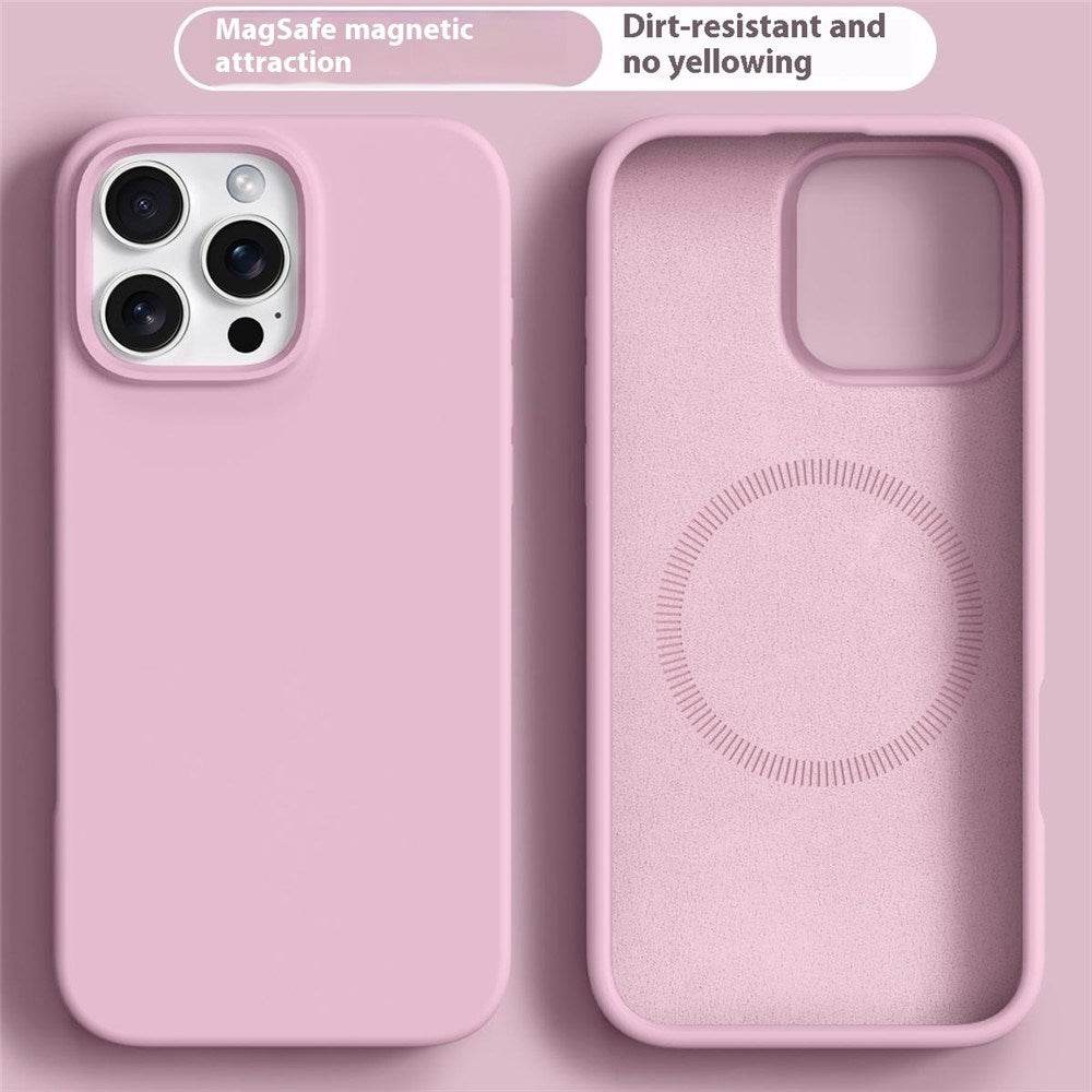 iPhone 16 Pro 2-i-1 Silikon & Hard Plast Deksel - MagSafe Kompatibel - Rosa