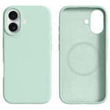 iPhone 17 2-i-1 Silikon- og Hard Plast Deksel – MagSafe-kompatibelt – Lys Grønn