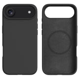 iPhone Air 2-i-1 Silikon- og Hard Plast Deksel – MagSafe-kompatibelt – Svart