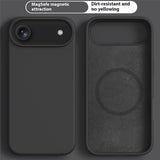 iPhone Air 2-i-1 Silikon- og Hard Plast Deksel – MagSafe-kompatibelt – Svart
