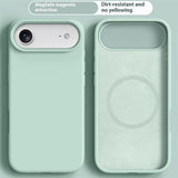 iPhone Air 2-i-1 Silikon- og Hard Plast Deksel – MagSafe-kompatibelt – Lys Grønn