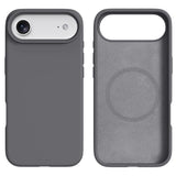 iPhone Air 2-i-1 Silikon- og Hard Plast Deksel – MagSafe-kompatibelt – Mørkegrå