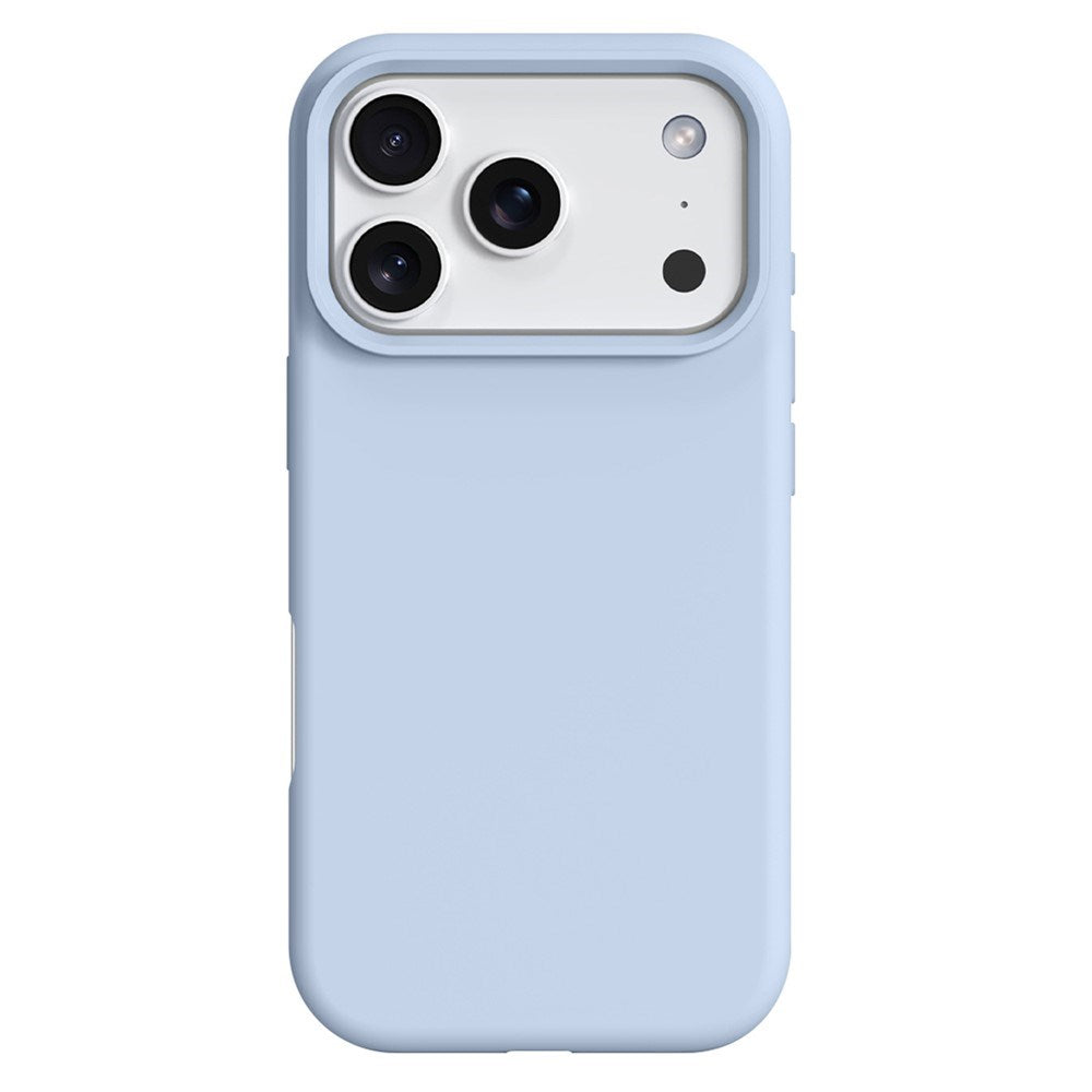 iPhone 17 Pro Max 2-i-1 Silikon- og Hard Plast Deksel – MagSafe-kompatibelt – Babyblå