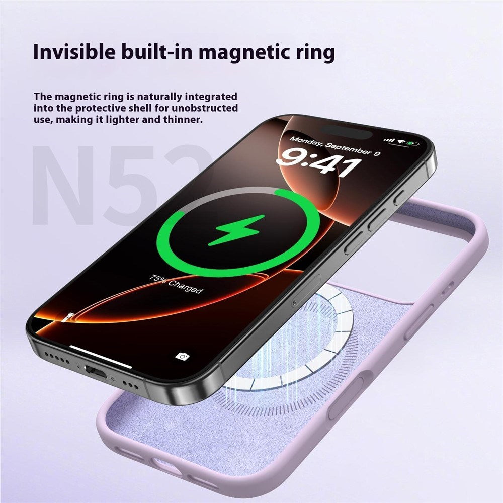 iPhone 17 Pro 2-i-1 Silikon- og Hard Plast Deksel – MagSafe-kompatibelt – Lys Grønn