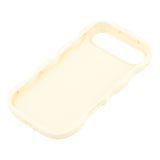 EIDERWOOD iPhone Air Fleksibelt Plast Wavy Deksel - Hvit