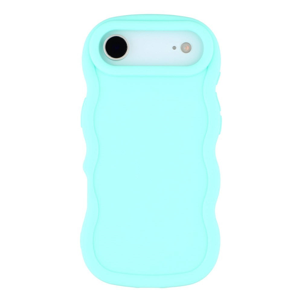 EIDERWOOD iPhone Air Fleksibelt Plast Wavy Deksel - Blå