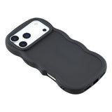 EIDERWOOD iPhone 17 Pro Max Fleksibelt Plast Wavy Deksel - Svart