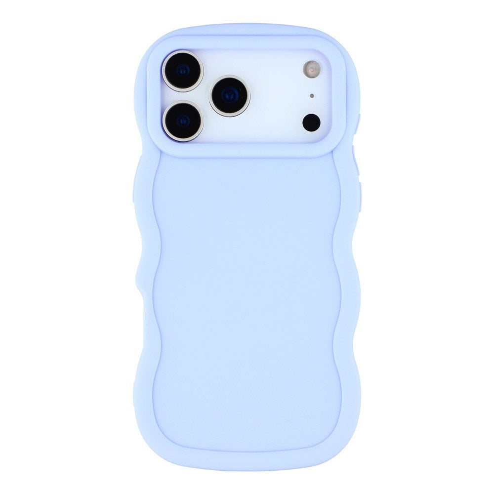 EIDERWOOD iPhone 17 Pro Max Fleksibelt Plast Wavy Deksel - Lilla