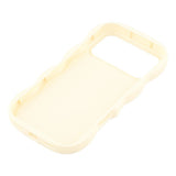 EIDERWOOD iPhone 17 Pro Max Fleksibelt Plast Wavy Deksel - Hvit