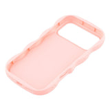 EIDERWOOD iPhone 17 Pro Max Fleksibelt Plast Wavy Deksel - Rosa
