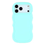 EIDERWOOD iPhone 17 Pro Fleksibelt Plast Wavy Deksel - Blå
