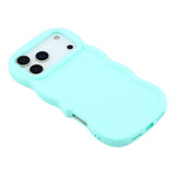 EIDERWOOD iPhone 17 Pro Fleksibelt Plast Wavy Deksel - Blå