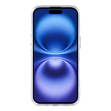 EIDERWOOD iPhone 17 Hybrid Plast Deksel m. Innebygd Kameralinsebeskyttelse - Perlemorsmønster / Hvit
