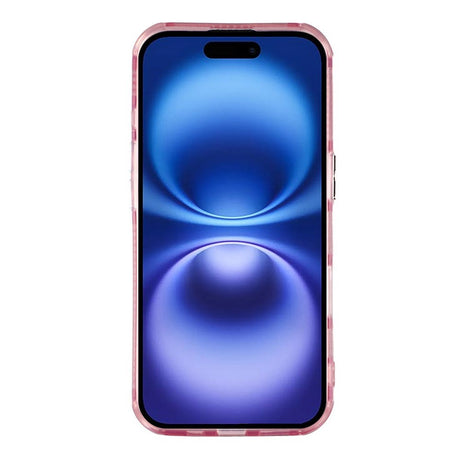 EIDERWOOD iPhone 17 Hybrid Plast Deksel m. Innebygd Kameralinsebeskyttelse - Rynket Mønster / Rosa