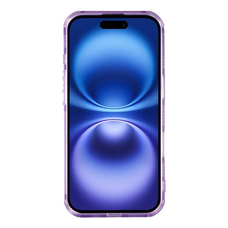 EIDERWOOD iPhone 17 Hybrid Plast Deksel m. Innebygd Kameralinsebeskyttelse - Rynket Mønster / Lilla