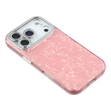 EIDERWOOD iPhone 17 Pro Max Hybrid Plast Deksel m. Innebygd Kameralinsebeskyttelse - Perlemorsmønster / Rosa