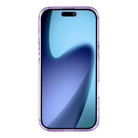 EIDERWOOD iPhone Air Hybrid Plast Deksel m. Innebygd Kameralinsebeskyttelse - Bølget Mønster / Lilla