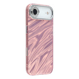 EIDERWOOD iPhone Air Hybrid Plast Deksel m. Innebygd Kameralinsebeskyttelse - Bølget Mønster / Rosa