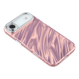 EIDERWOOD iPhone Air Hybrid Plast Deksel m. Innebygd Kameralinsebeskyttelse - Bølget Mønster / Rosa